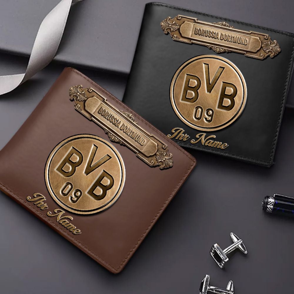 Borussia Dortmund Individueller Name Geldbörse