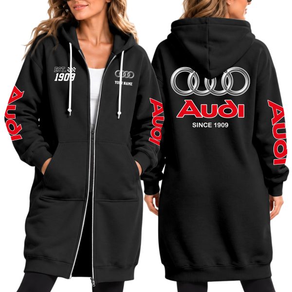 Audi Damen-Longjacke mit wärmendem Futter Audi Damen-Longjacke mit wärmendem Futter