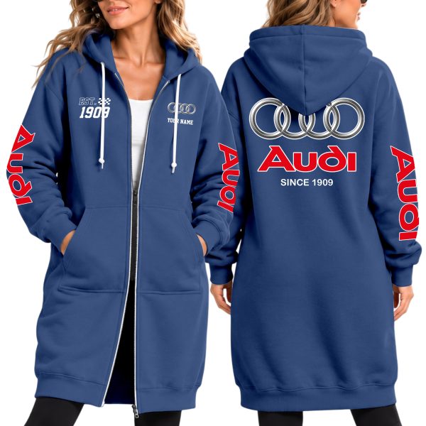 Audi Damen-Longjacke mit wärmendem Futter Audi Damen-Longjacke mit wärmendem Futter