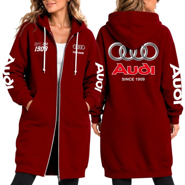 Audi Damen-Longjacke mit wärmendem Futter Audi Damen-Longjacke mit wärmendem Futter