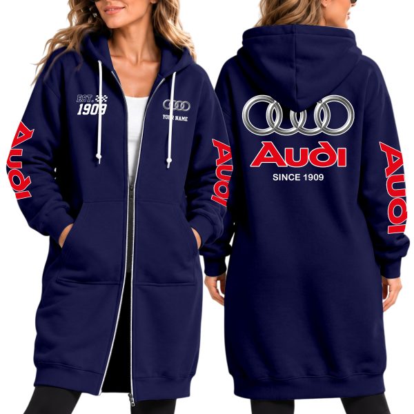 Audi Damen-Longjacke mit wärmendem Futter Audi Damen-Longjacke mit wärmendem Futter
