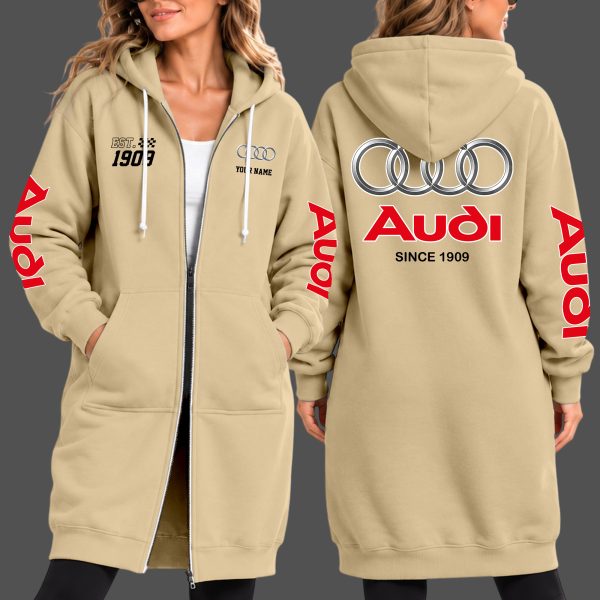 Audi Damen-Longjacke mit wärmendem Futter Audi Damen-Longjacke mit wärmendem Futter