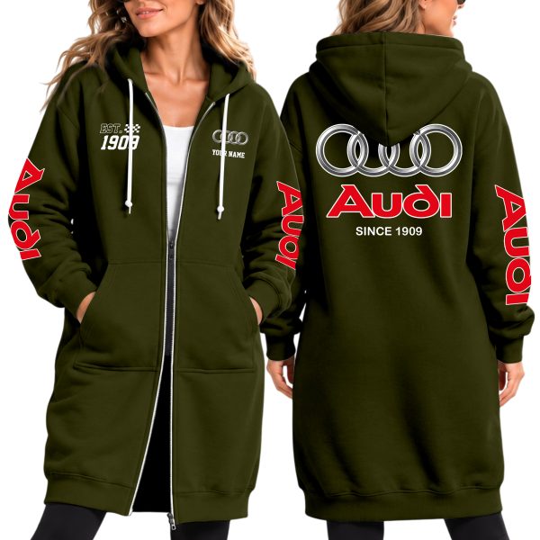 Audi Damen-Longjacke mit wärmendem Futter Audi Damen-Longjacke mit wärmendem Futter