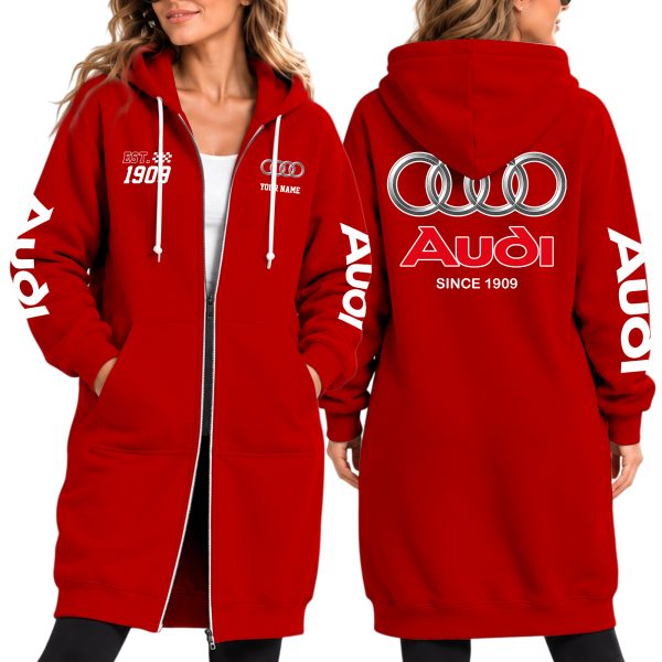 Audi Damen-Longjacke mit wärmendem Futter Audi Damen-Longjacke mit wärmendem Futter