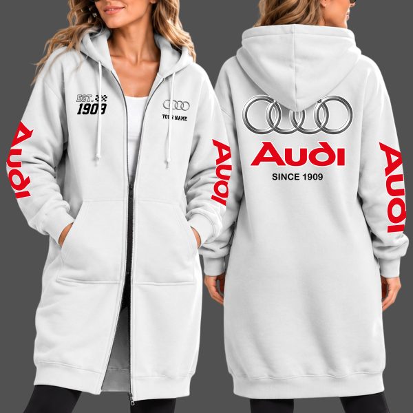 Audi Damen-Longjacke mit wärmendem Futter Audi Damen-Longjacke mit wärmendem Futter