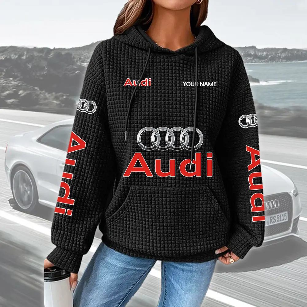 Audi warmer Hoodie aus Baumwollmischgewebe